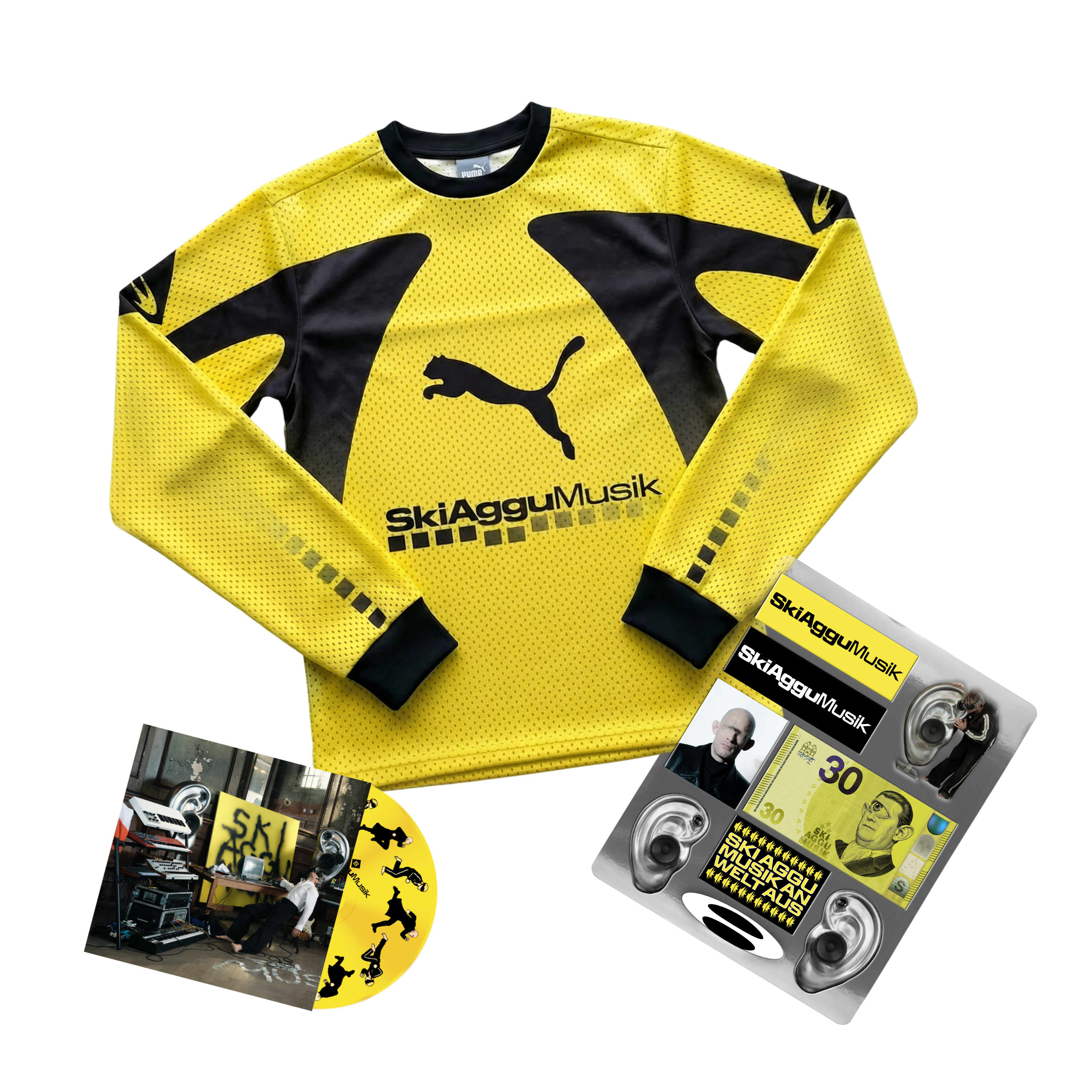 Ski Aggu Ski Aggu Musik CD + Ski Aggu Jersey 1 x Puma + Sticker 442735