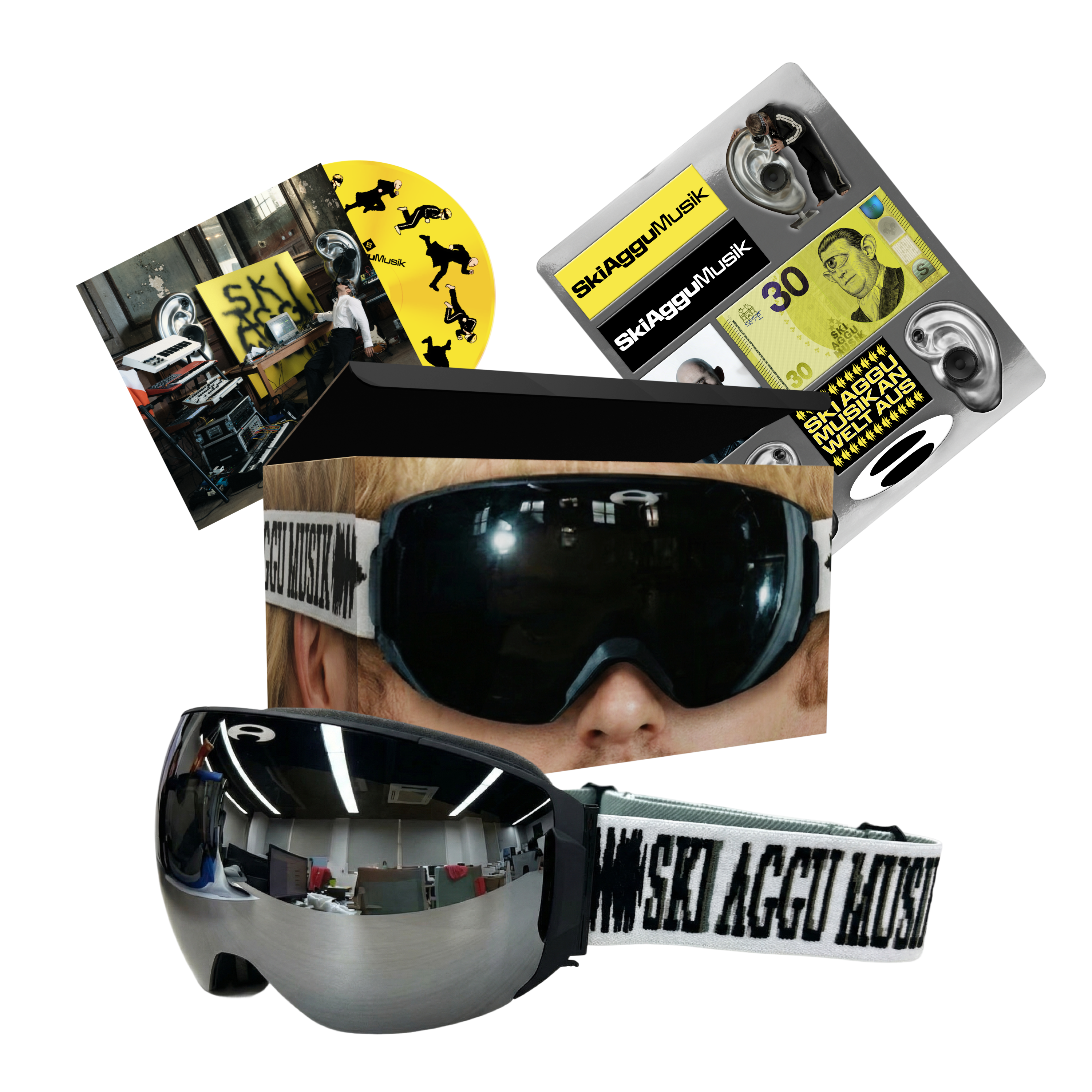 Ski Aggu Ski Aggu Musik CD + Skibrille “Ski Aggu Musik” + Sticker 442715