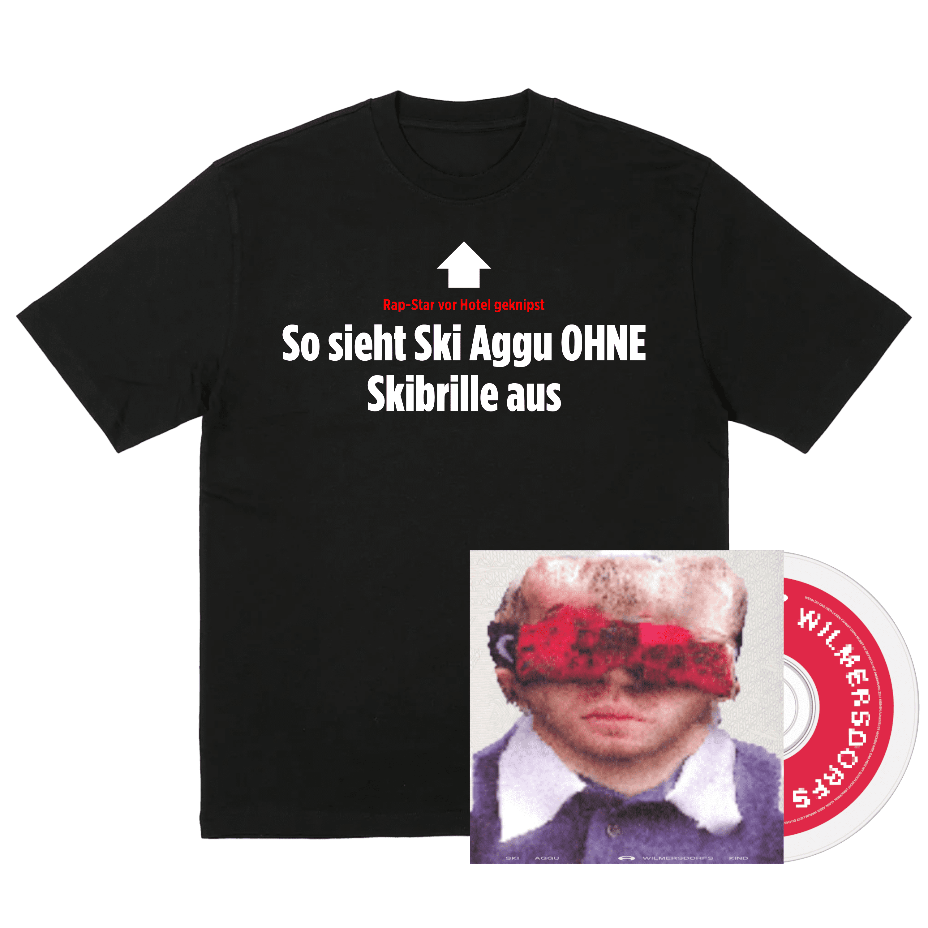 Ski Aggu Wilmersdorfs Kind CD + Face Reveal T-Shirt 362758